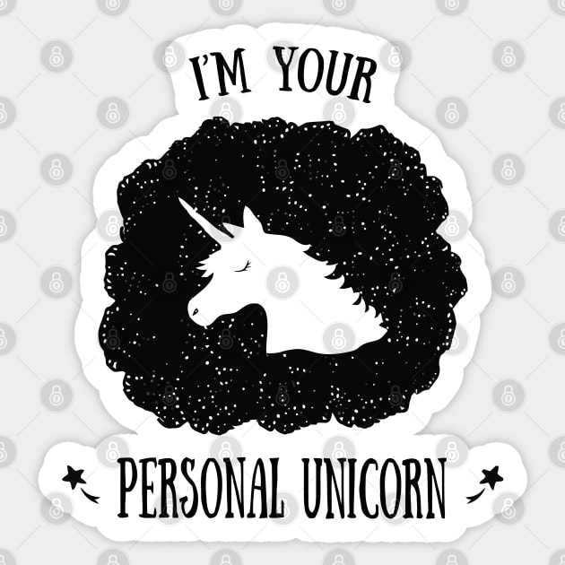 PERSONAL UNICORN Sticker by BobbyG